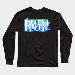 Blue Pennsylvania Long Sleeve T-Shirt